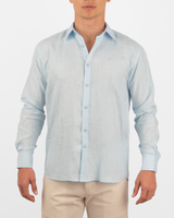 Camisa lino Azul Cielo