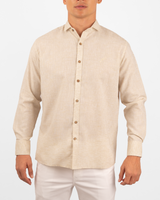 Camisa Spread Beige Jaspeado - ML