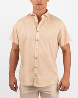 Camisa Cuello spread crema  - MC