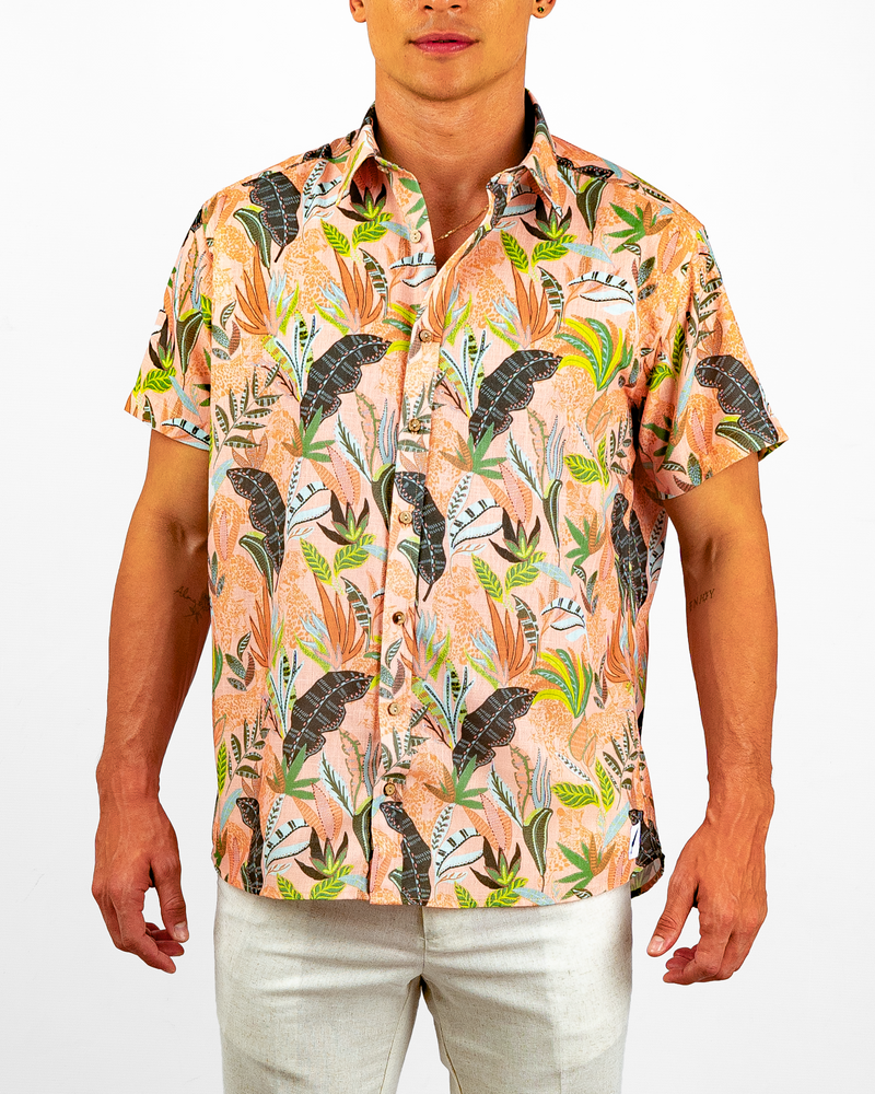 Camisa Caribeña curuba jungle