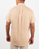 Camisa Cuello spread crema  - MC