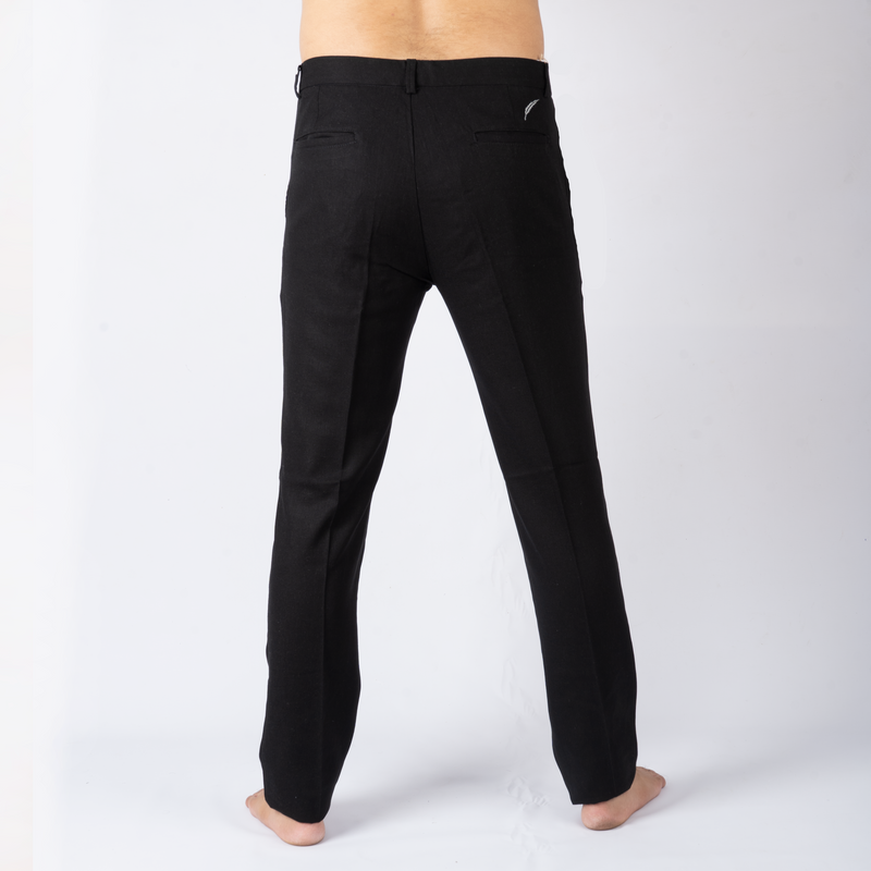 Pantalon Lino Negro