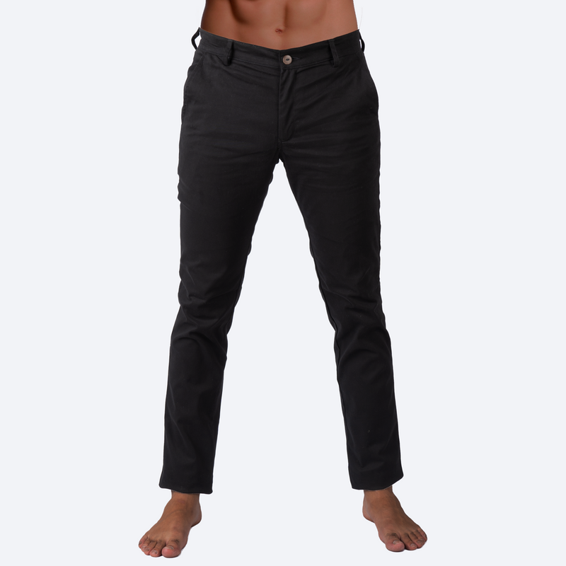 pantalón de dril negro