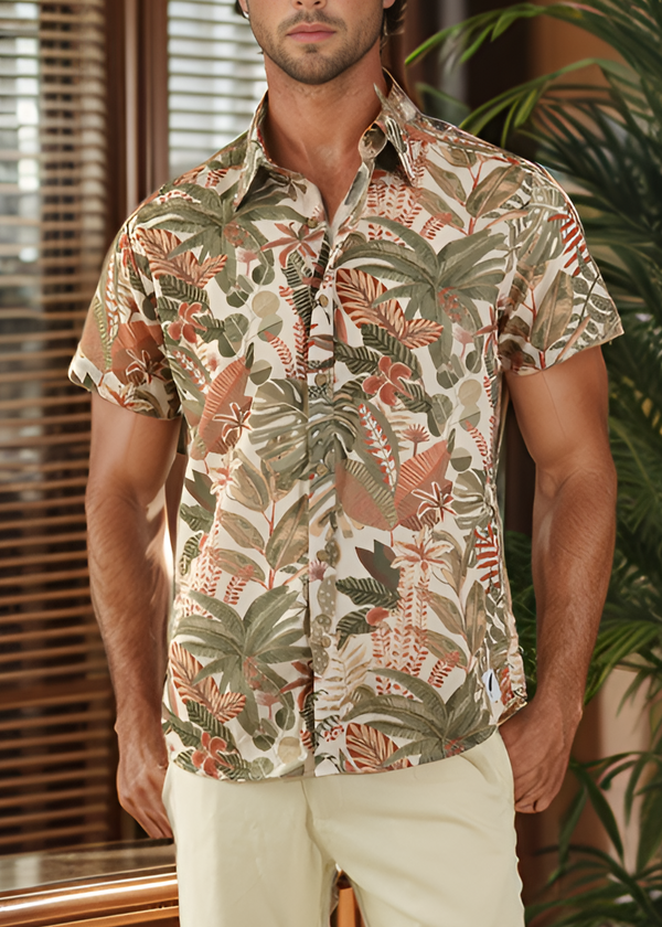 Camisa Caribeña Tropicalb