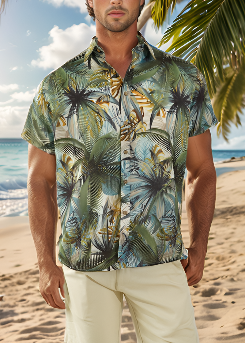 Camisa Caribeña Selva