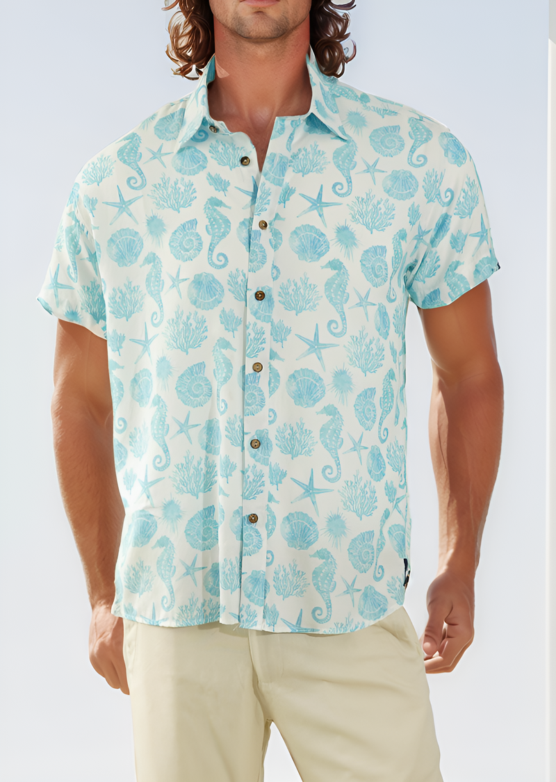 Camisa Caribe Fondo Marino